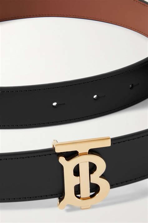 burberry leather belt for women|Burberry reversible leather belt.